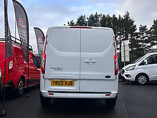 Used 2022 Ford Transit Custom Limited Crew Van Double Cab White - Interior and Exterior details 5