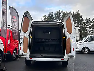 Used 2022 Ford Transit Custom Limited Crew Van Double Cab White - Interior and Exterior details 6