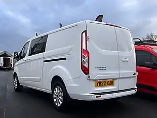 Used 2022 Ford Transit Custom Limited Crew Van Double Cab White - Interior and Exterior details 7