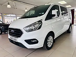 Used 2022 Ford Transit Custom Limited Crew White - Interior and Exterior details 5
