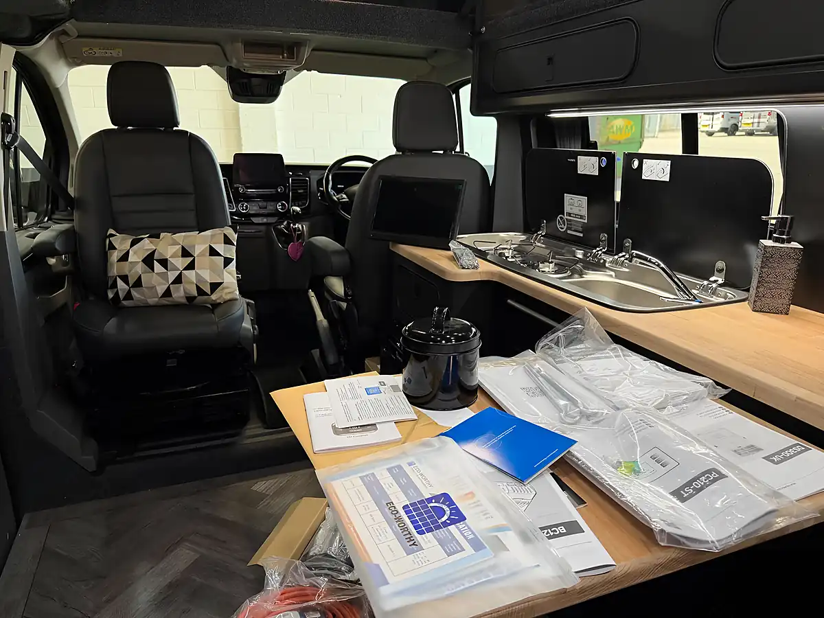 Used 2022 Ford Transit Custom Limited Edition Black - Interior and Exterior details 17