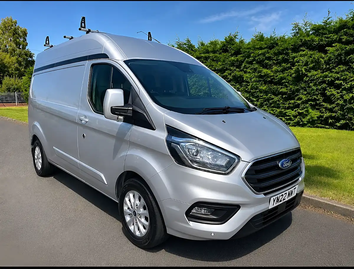 Used 2022 Ford Transit Custom Limited Moondust Silver - Front View