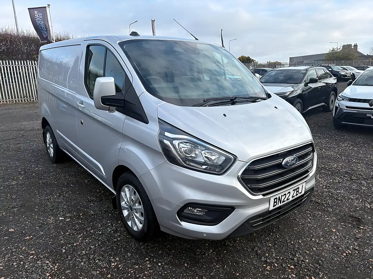 Used 2022 Ford Transit Custom Limited Moondust Silver - Front View