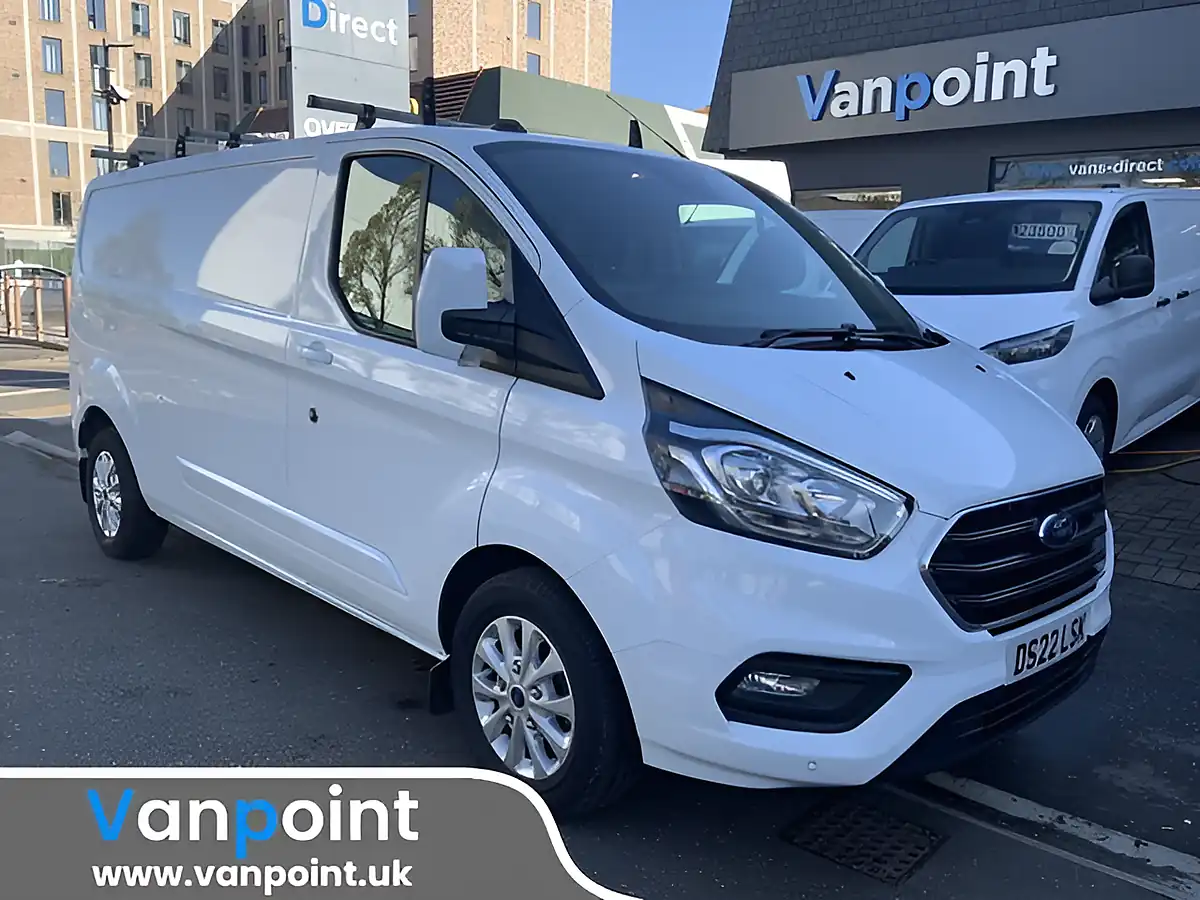 Used 2022 Ford Transit Custom Limited White - Front View