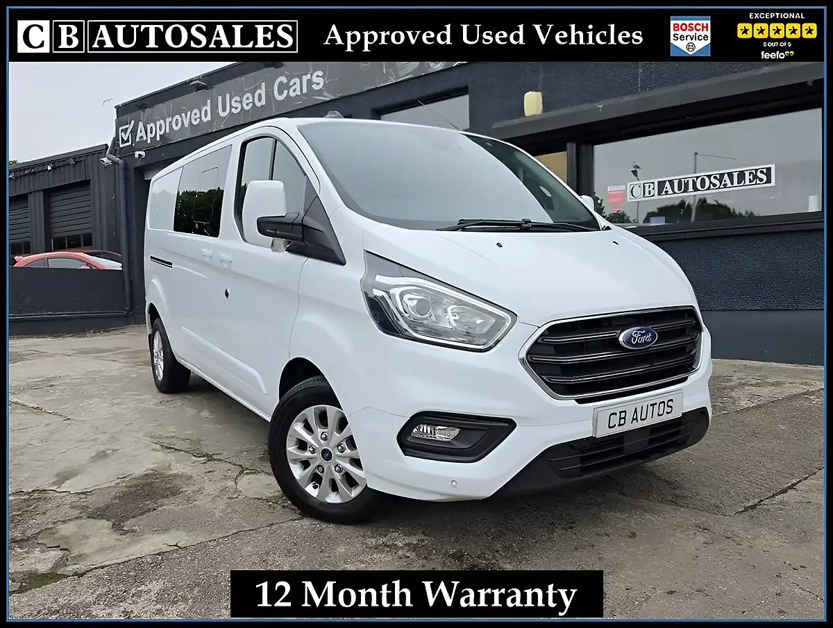 Used 2022 Ford Transit Custom Limited White - Front View