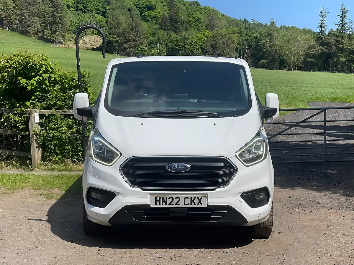 Used 2022 Ford Transit Custom Low Roof Limited White - Interior and Exterior details 2