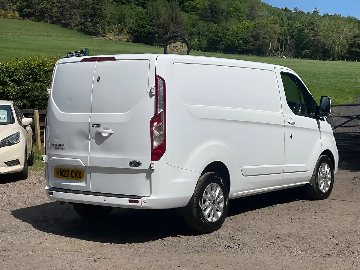 Used 2022 Ford Transit Custom Low Roof Limited White - Interior and Exterior details 4