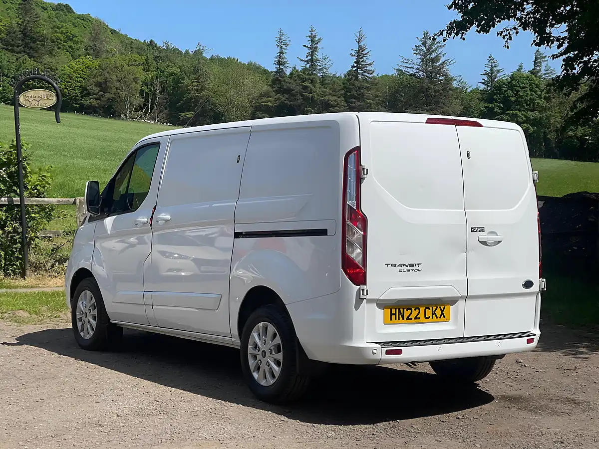 Used 2022 Ford Transit Custom Low Roof Limited White - Interior and Exterior details 6