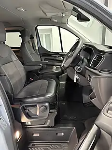 Used 2022 Ford Transit Custom Ms-Rt Crew Van Double Cab Grey - Interior and Exterior details 12