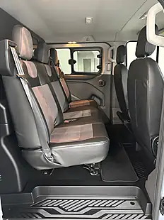 Used 2022 Ford Transit Custom Ms-Rt Crew Van Double Cab Grey - Interior and Exterior details 14
