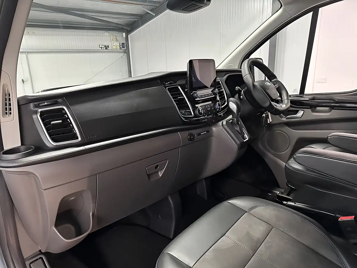 Used 2022 Ford Transit Custom Ms-Rt Crew Van Double Cab Grey - Interior and Exterior details 16