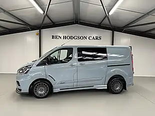 Used 2022 Ford Transit Custom Ms-Rt Crew Van Double Cab Grey - Interior and Exterior details 3