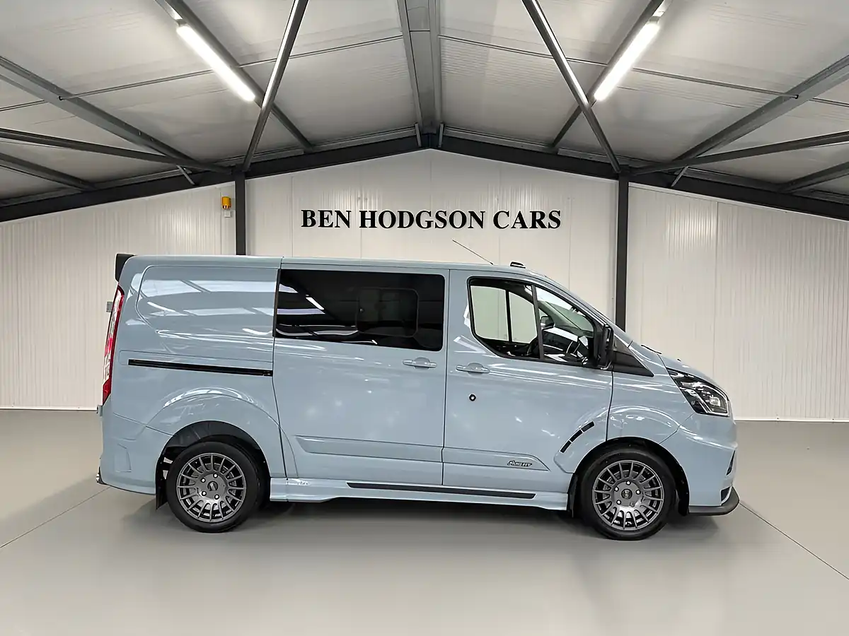 Used 2022 Ford Transit Custom Ms-Rt Crew Van Double Cab Grey - Interior and Exterior details 6