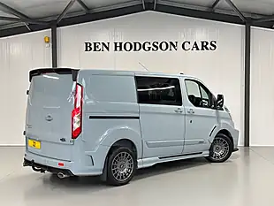 Used 2022 Ford Transit Custom Ms-Rt Crew Van Double Cab Grey - Interior and Exterior details 8