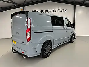 Used 2022 Ford Transit Custom Ms-Rt Crew Van Double Cab Grey - Interior and Exterior details 9