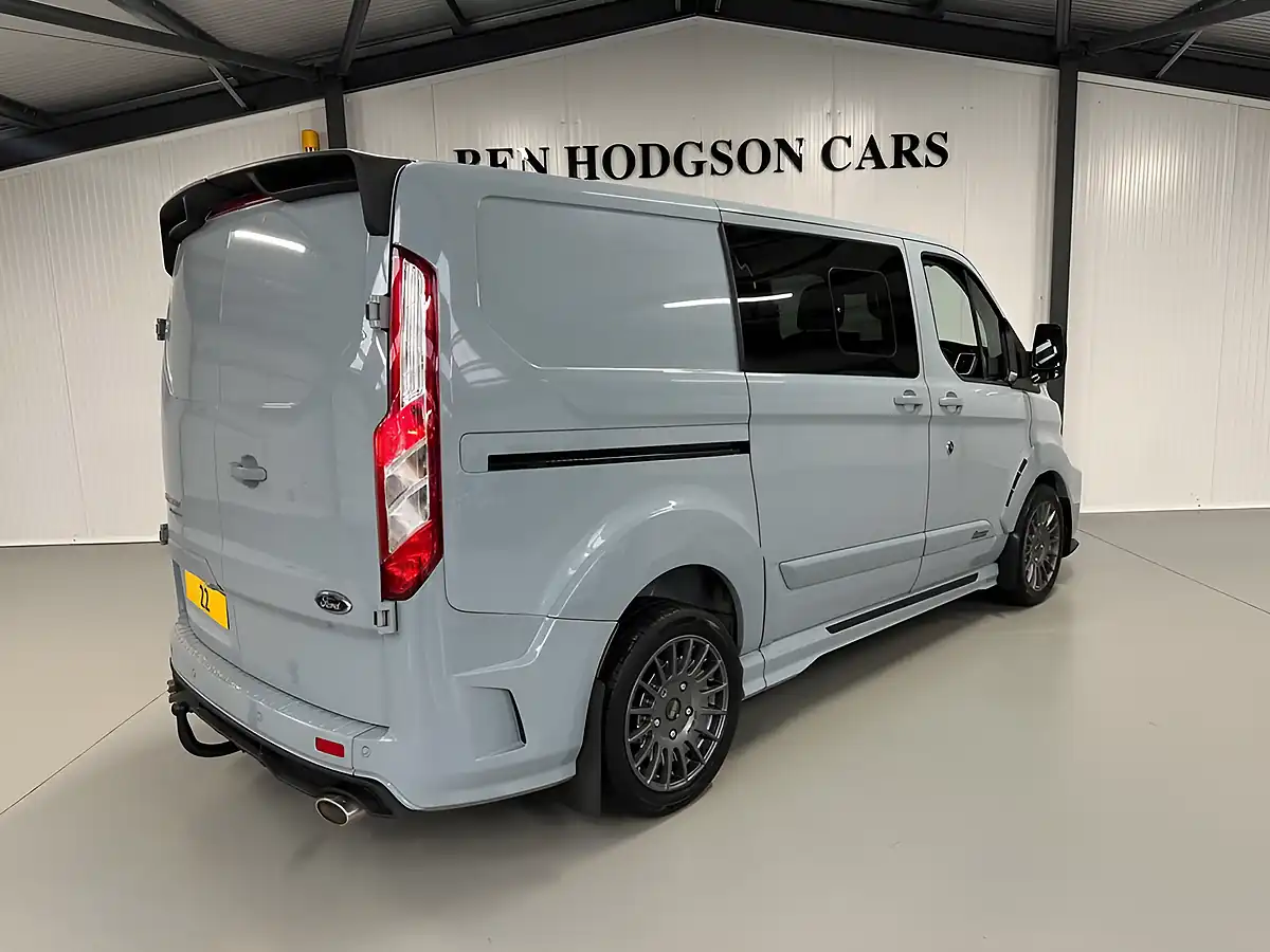 Used 2022 Ford Transit Custom Ms-Rt Crew Van Double Cab Grey - Interior and Exterior details 9