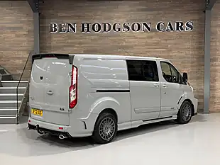 Used 2022 Ford Transit Custom Ms-Rt Crew Van Double Cab Grey - Interior and Exterior details 3