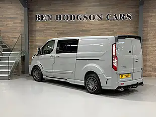 Used 2022 Ford Transit Custom Ms-Rt Crew Van Double Cab Grey - Interior and Exterior details 4