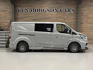 Used 2022 Ford Transit Custom Ms-Rt Crew Van Double Cab Grey - Interior and Exterior details 5