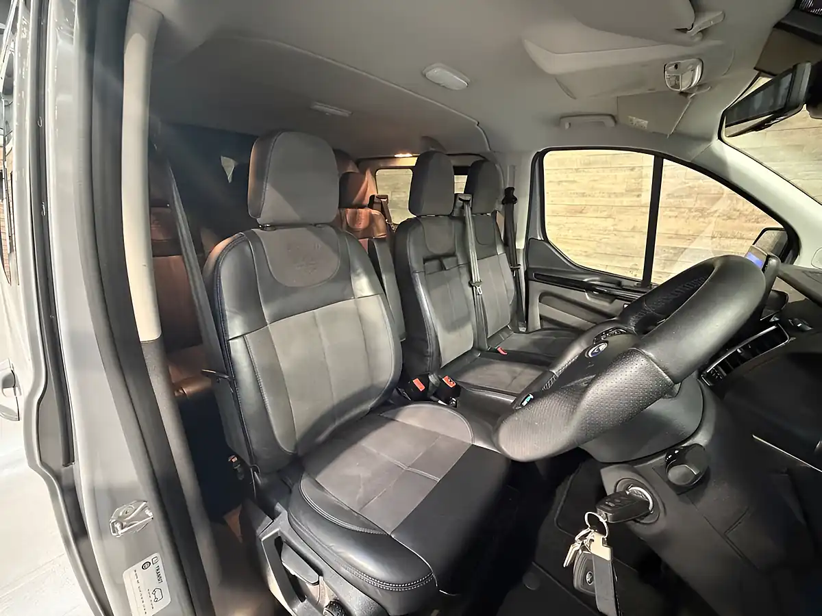 Used 2022 Ford Transit Custom Ms-Rt Crew Van Double Cab Grey - Interior and Exterior details 8