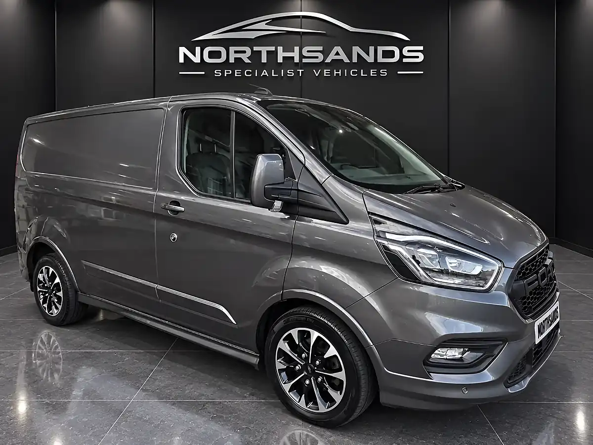 Used 2022 Ford Transit Custom Sport Grey - Front View