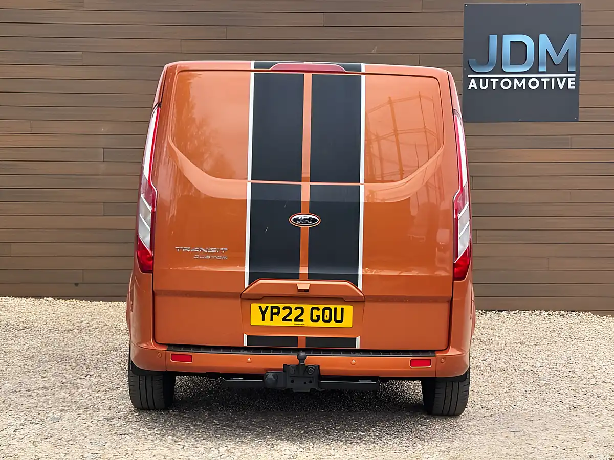 Used 2022 Ford Transit Custom Sport Orange Glow - Interior and Exterior details 4