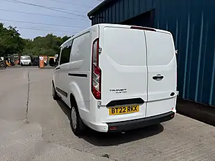 Used 2022 Ford Transit Custom Trend Crew Van Double Cab White - Interior and Exterior details 8