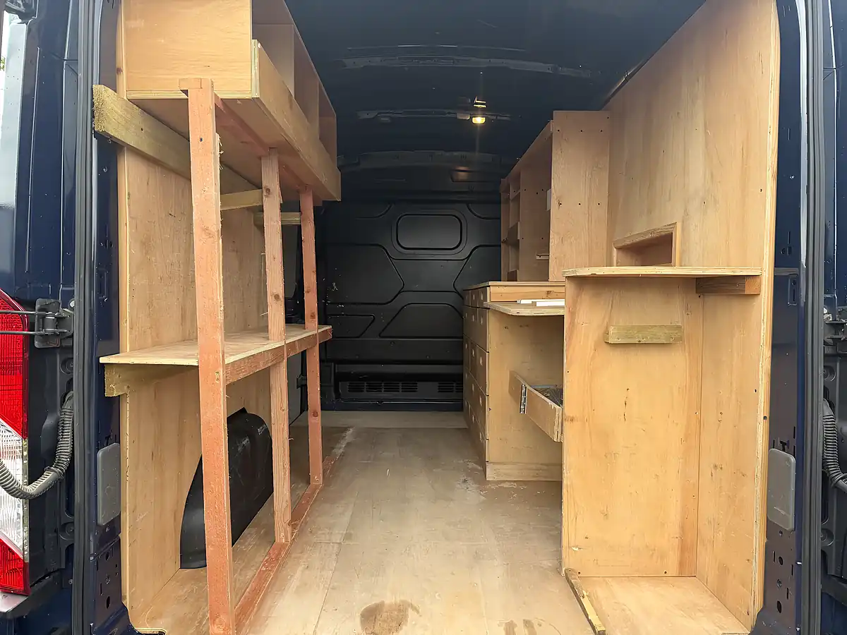 Used 2022 Ford Transit Leader Blue - Interior and Exterior details 11
