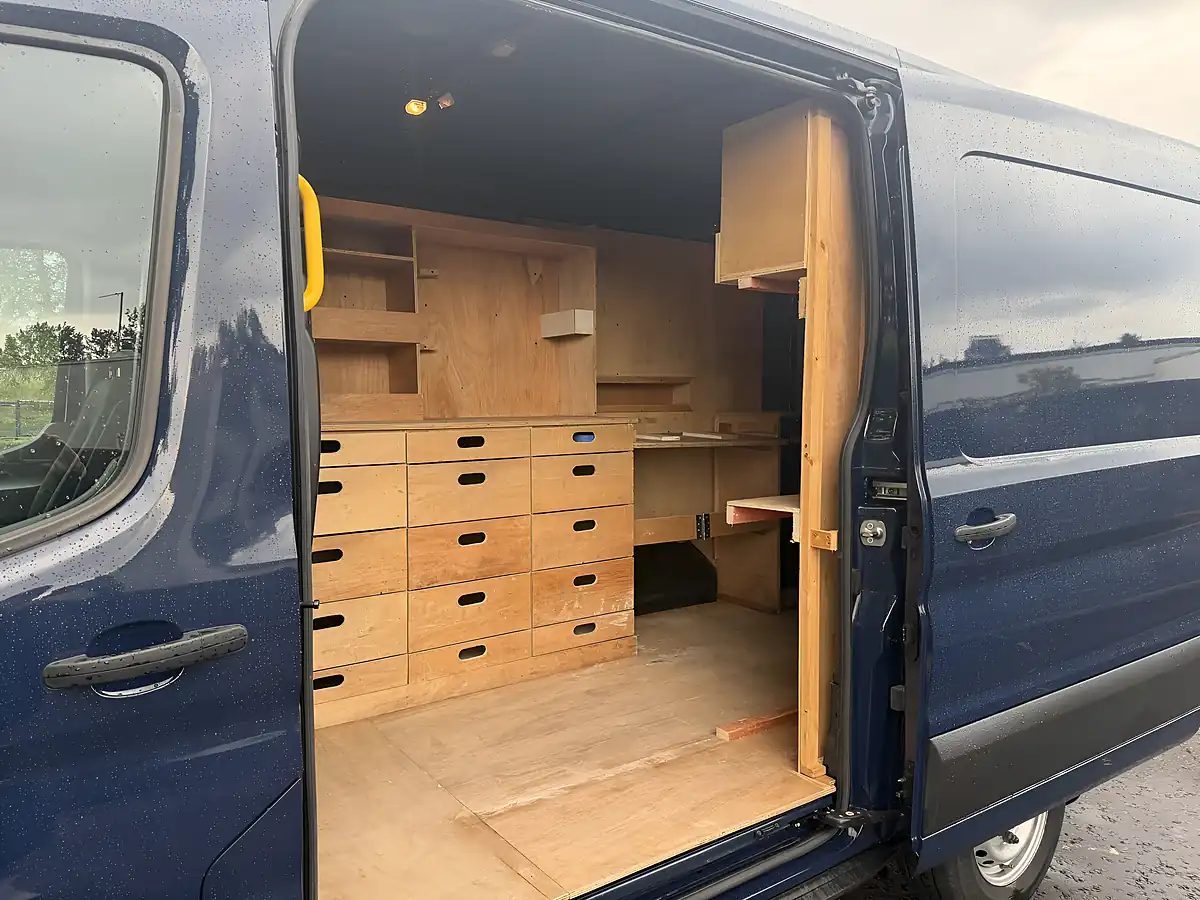 Used 2022 Ford Transit Leader Blue - Interior and Exterior details 12