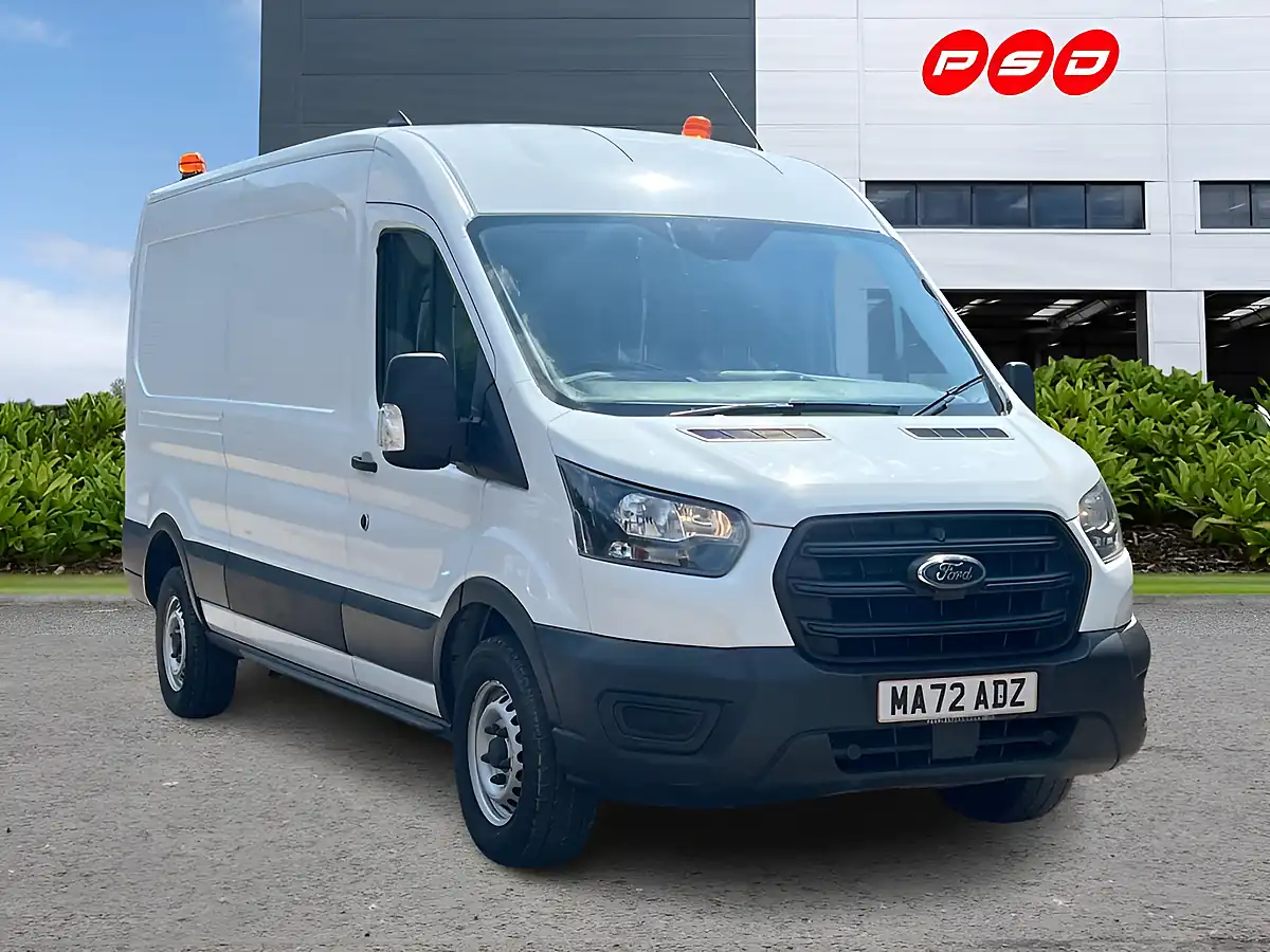Used 2022 Ford Transit Leader Frozen White - Front View
