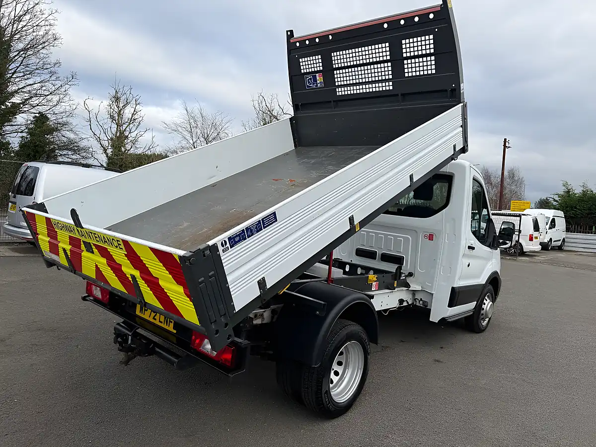 Used 2022 Ford Transit Leader Tipper White - Interior and Exterior details 2