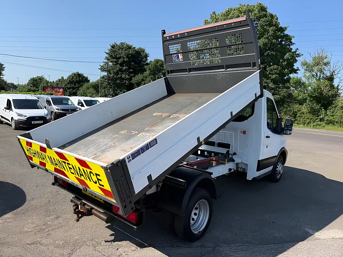 Used 2022 Ford Transit Leader Tipper White - Interior and Exterior details 2