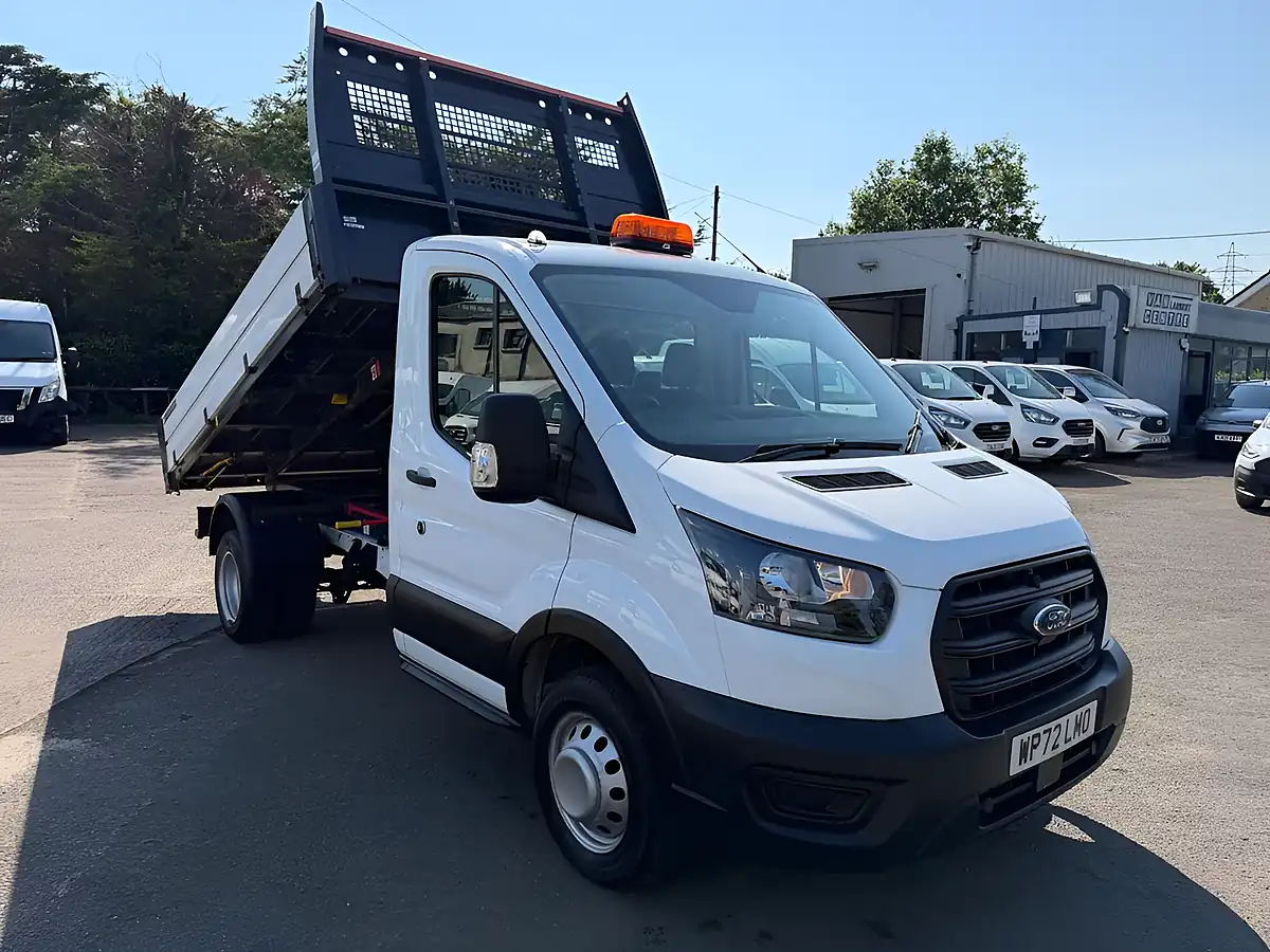 Used 2022 Ford Transit Leader Tipper White - Interior and Exterior details 6