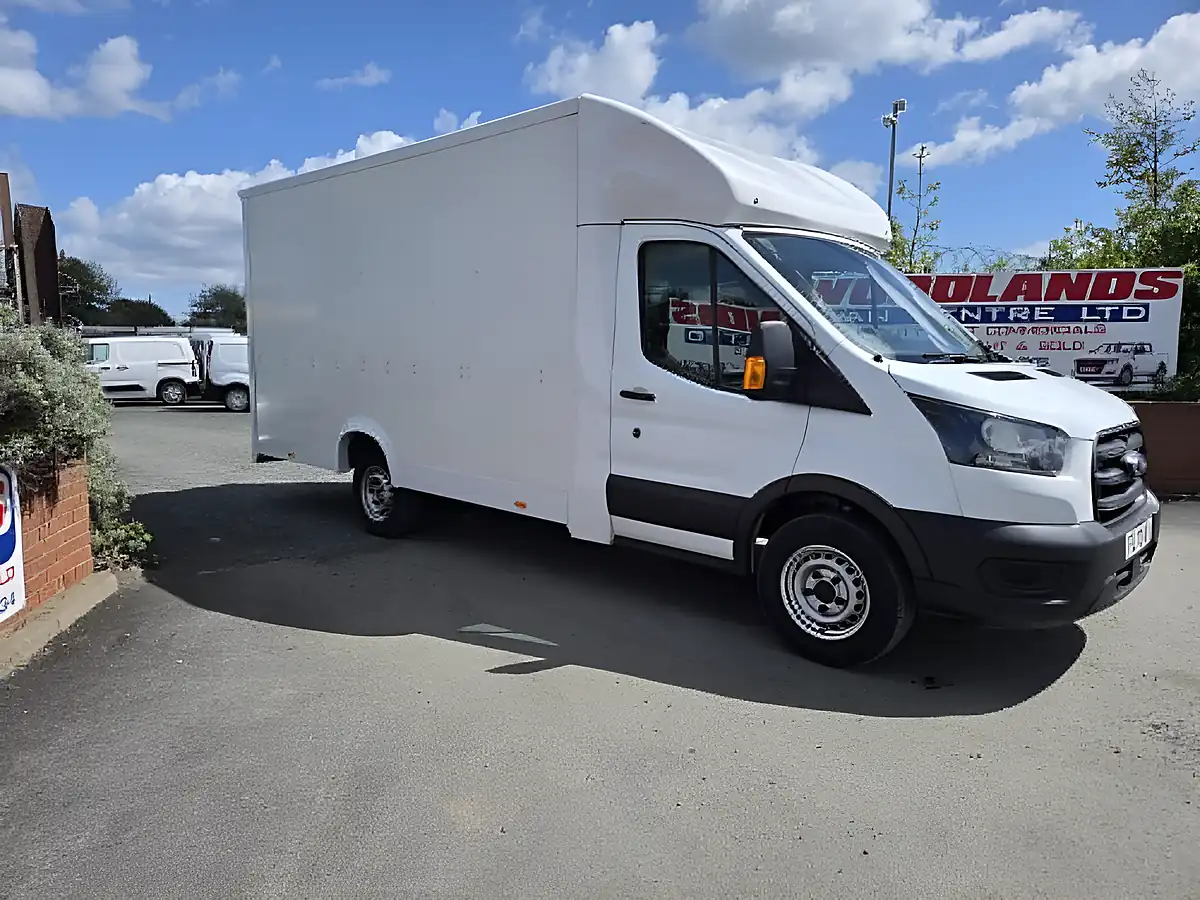 Used 2022 Ford Transit Leader White - Front View