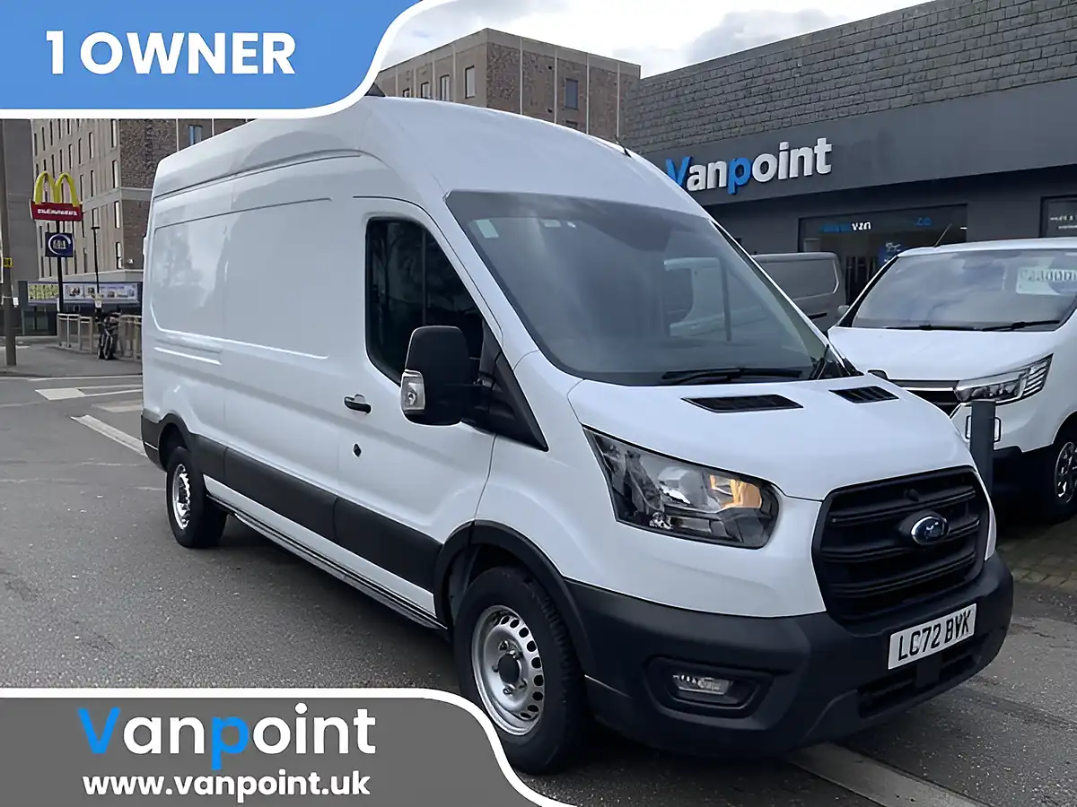 Used 2022 Ford Transit Leader White - Front View