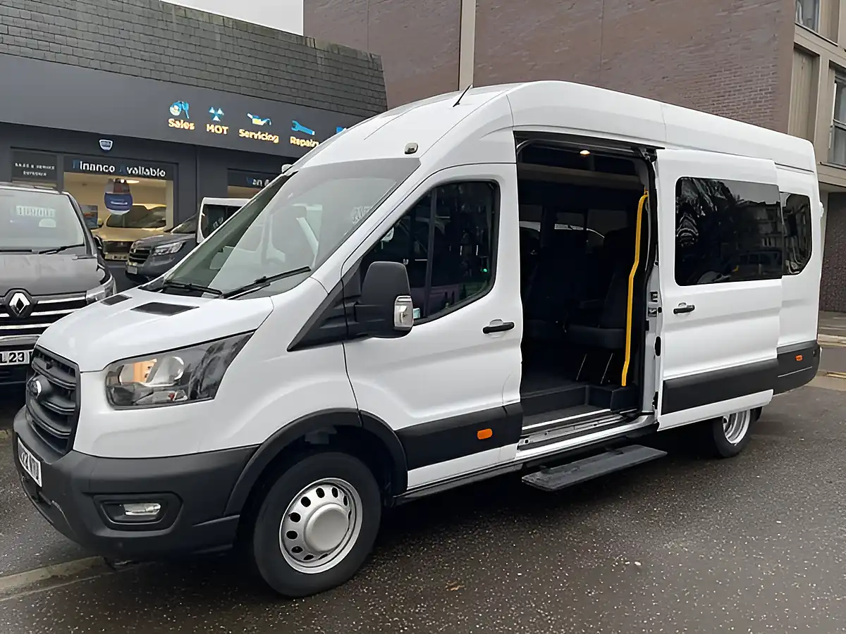 Used 2022 Ford Transit Leader White - Interior and Exterior details 9
