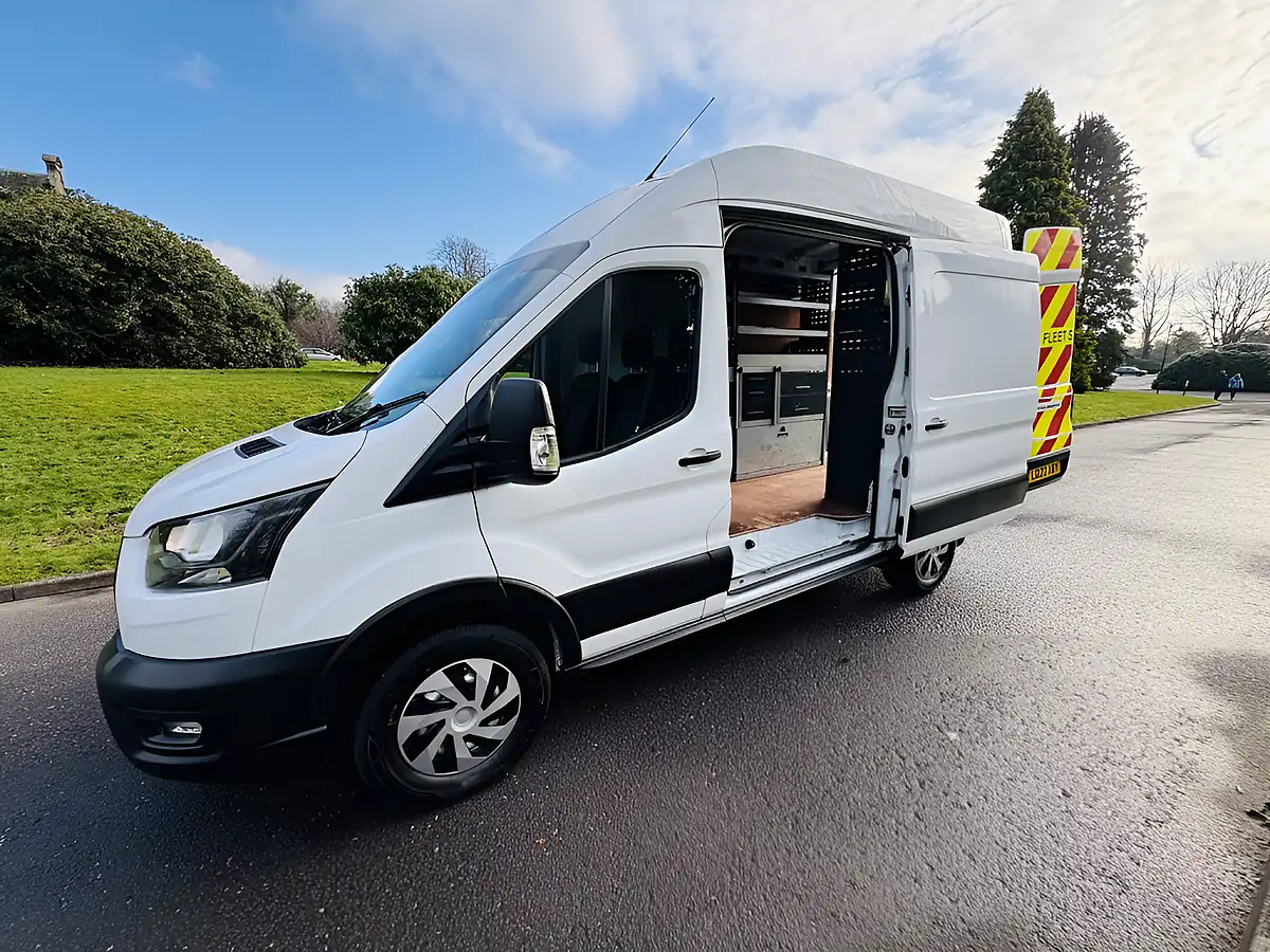 Used 2022 Ford Transit Leader White - Front View