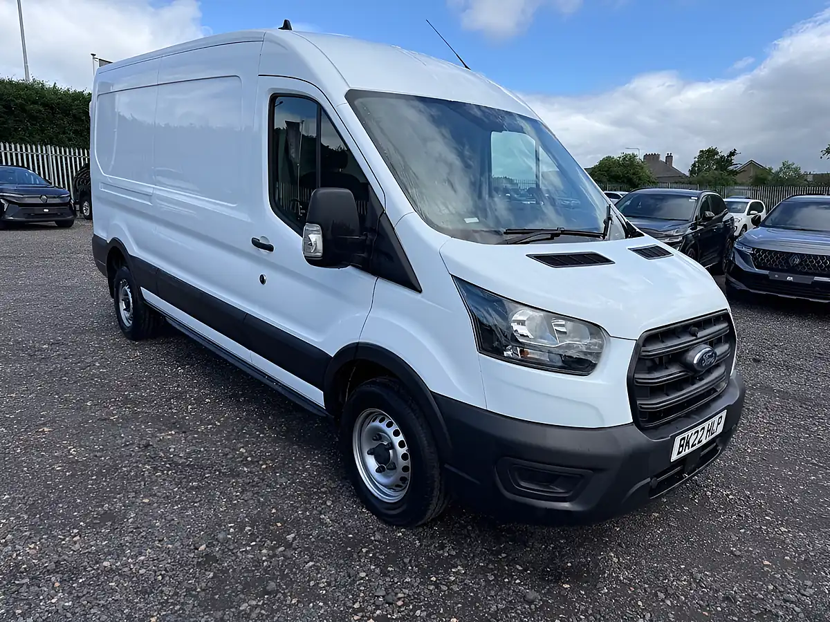 Used 2022 Ford Transit Leader White - Front View