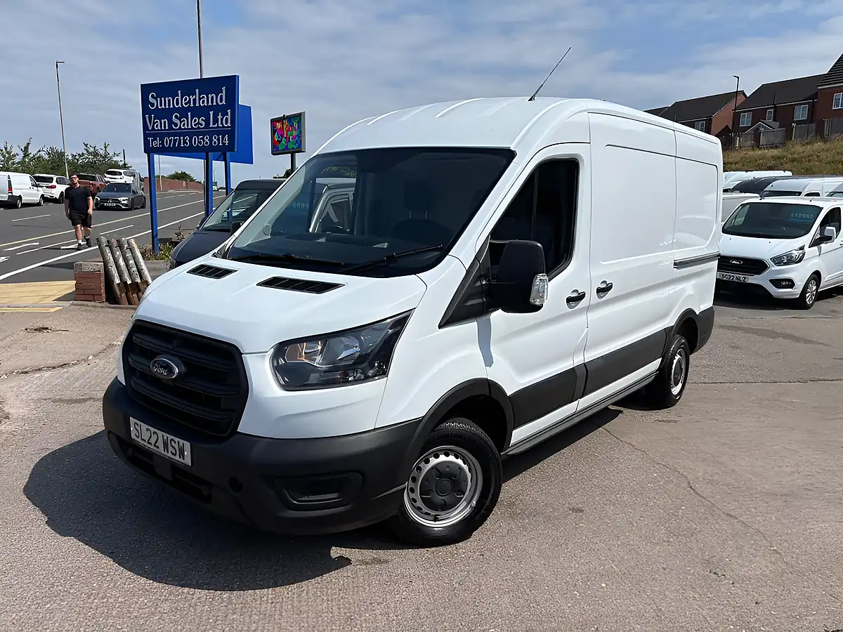 Used 2022 Ford Transit Leader White - Front View
