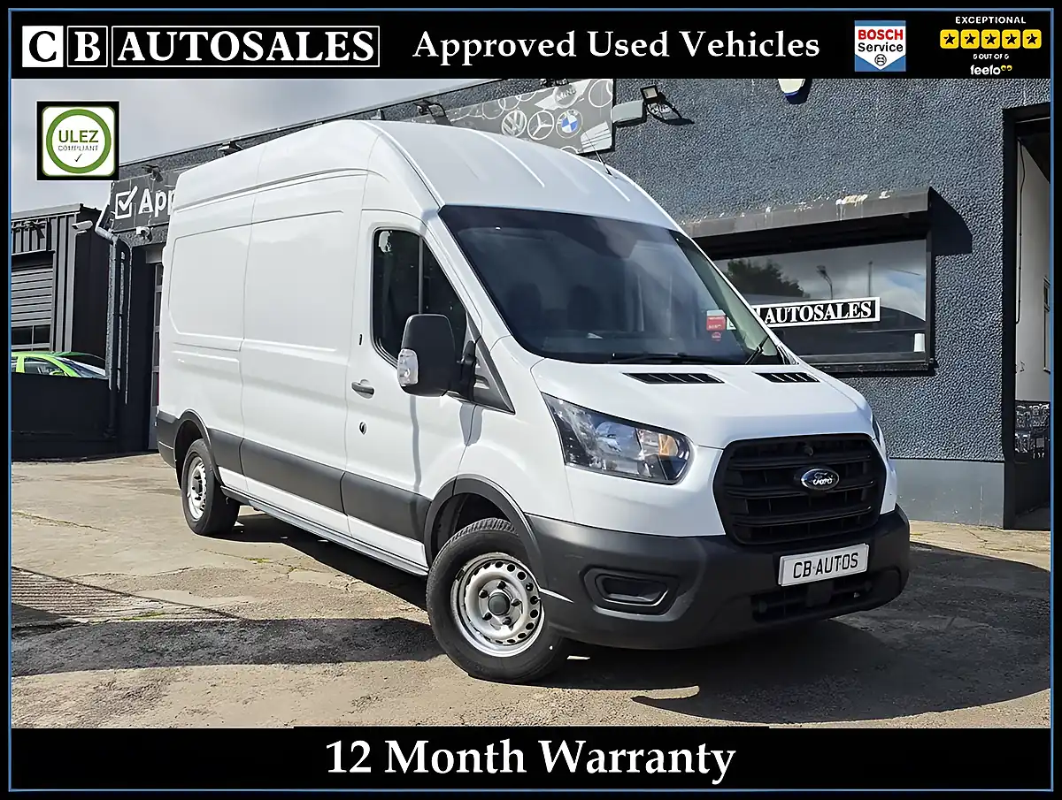 Used 2022 Ford Transit Leader White - Front View