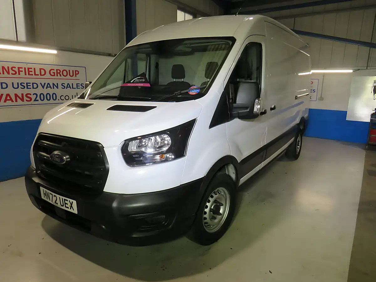 Used 2022 Ford Transit Leader White - Front View