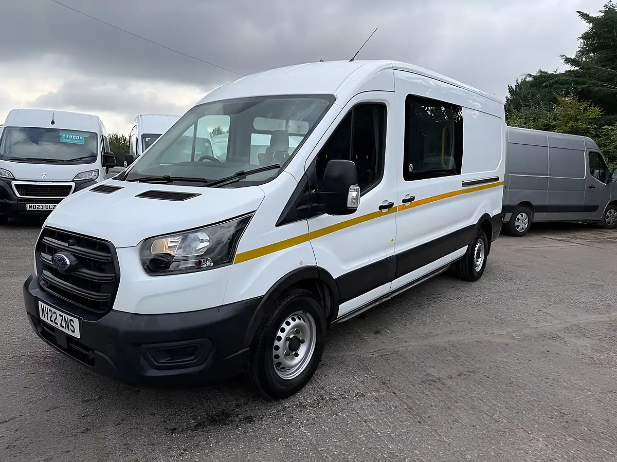 Used 2022 Ford Transit Leader White - Front View