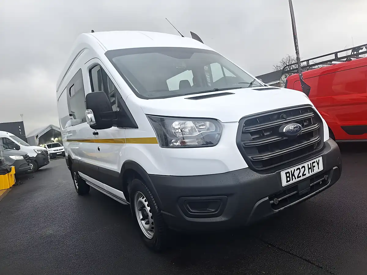 Used 2022 Ford Transit Leader White - Interior and Exterior details 7