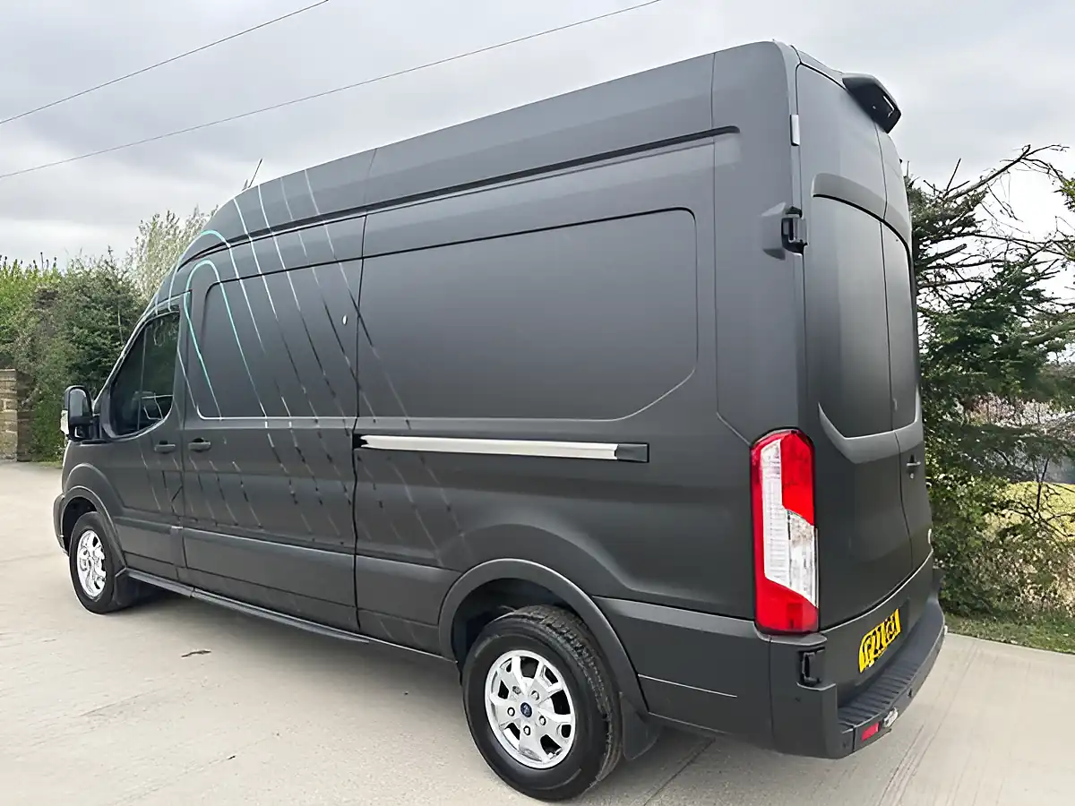 Used 2022 Ford Transit Limited Blue - Interior and Exterior details 4