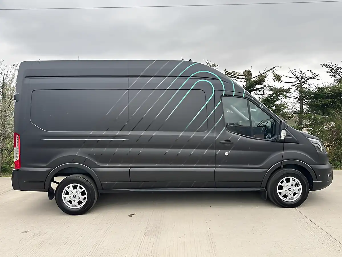 Used 2022 Ford Transit Limited Blue - Interior and Exterior details 7