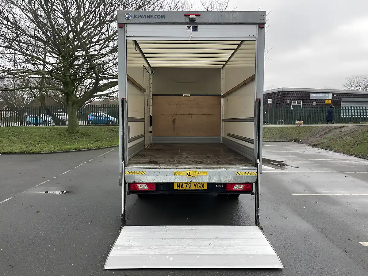 Used 2022 Ford Transit T350 Leader 14FT Luton With Tailift White - Interior and Exterior details 10
