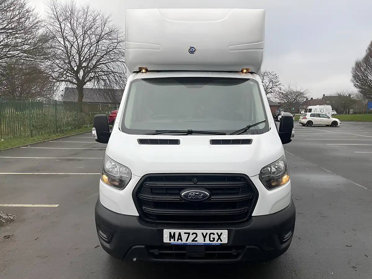 Used 2022 Ford Transit T350 Leader 14FT Luton With Tailift White - Interior and Exterior details 2