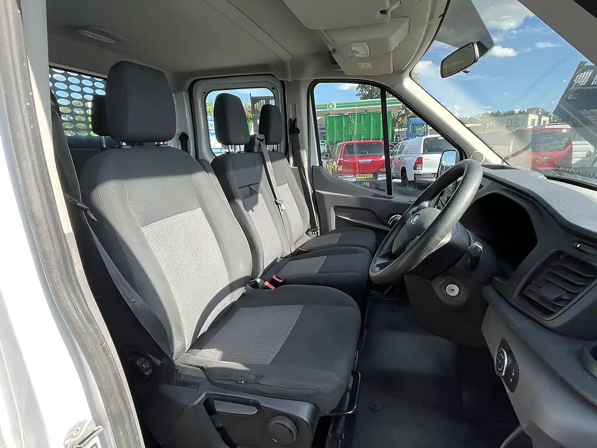 Used 2022 Ford Transit T350 Leader Double Cab Tipper White - Interior and Exterior details 13
