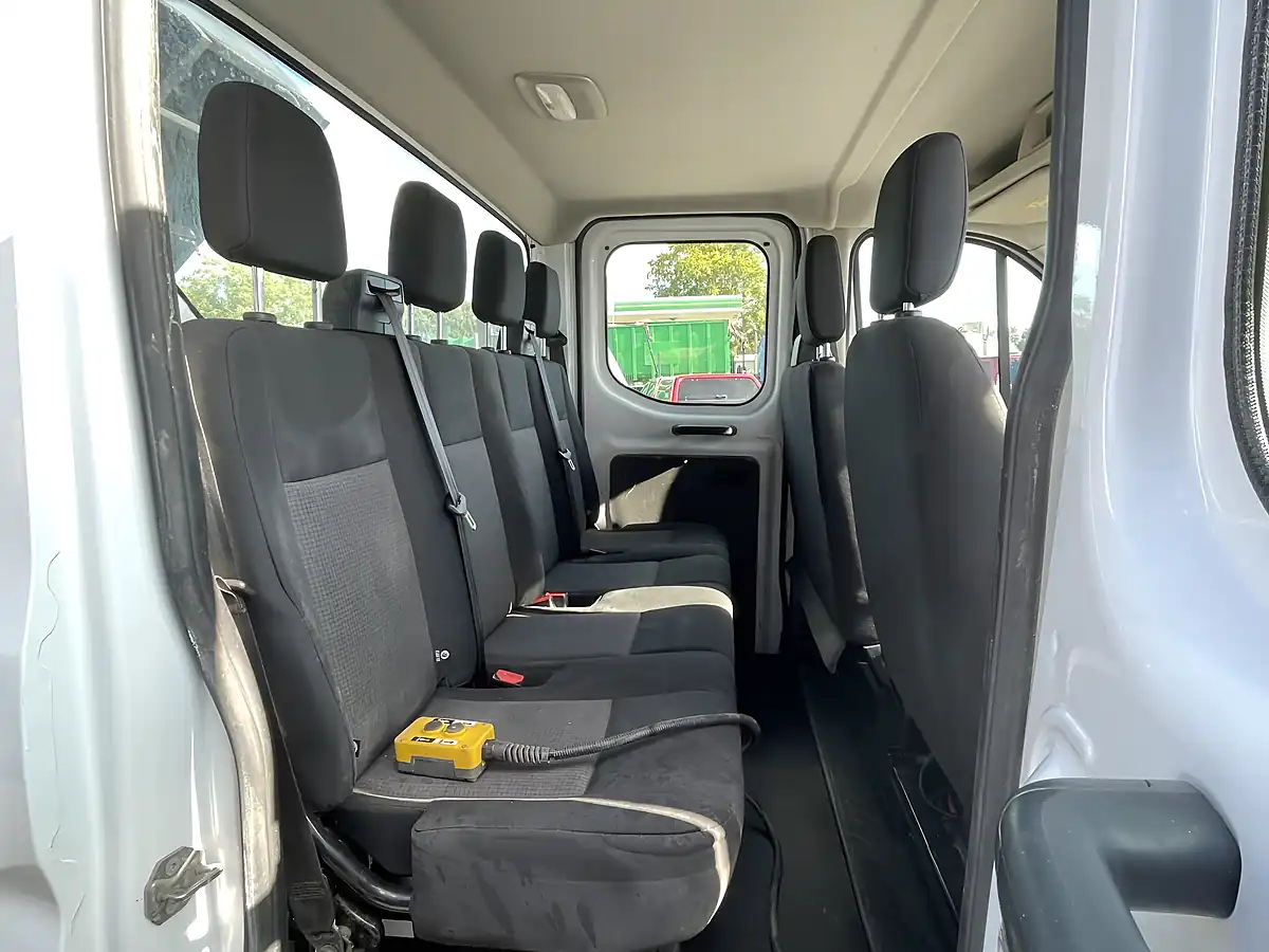 Used 2022 Ford Transit T350 Leader Double Cab Tipper White - Interior and Exterior details 14