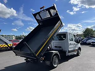 Used 2022 Ford Transit T350 Leader Double Cab Tipper White - Interior and Exterior details 4